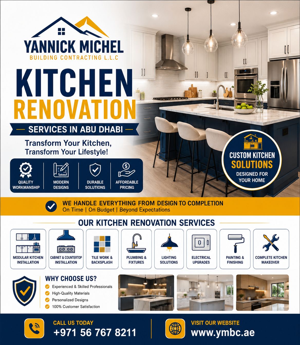 Modern Kitchen Renovation Ideas for Abu Dhabi Homes